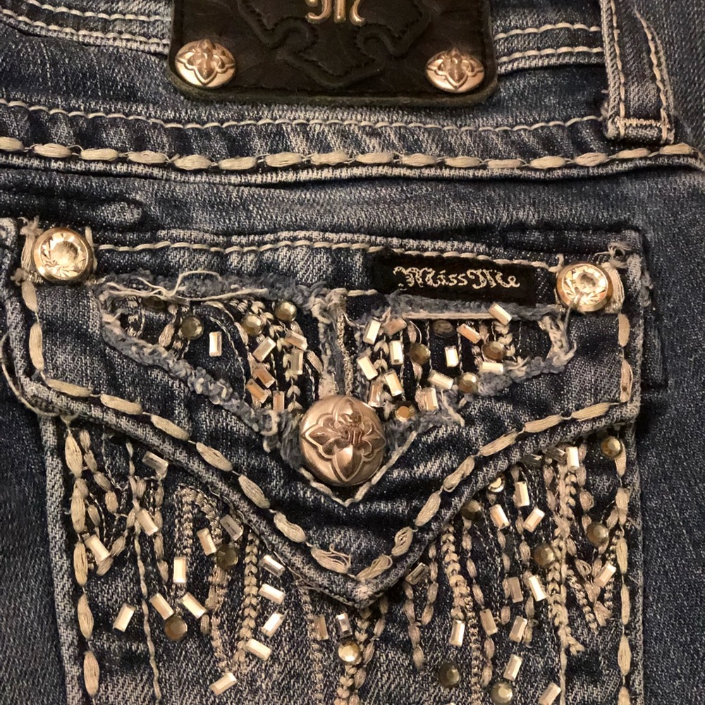 Miss me girls kids size 12 jeans inseam 29 1/2 23